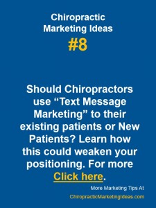 text message marketing for chiropractors